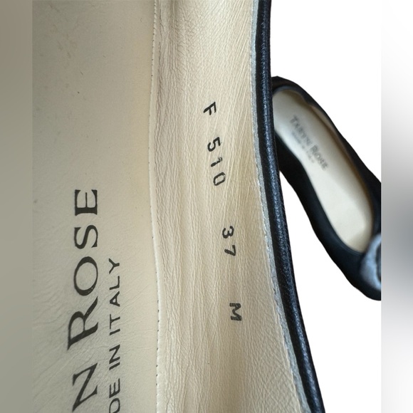Taryn Rose Chinchilla Fur Ballet Flats Italian shoes luxury leather MSRP $495 - Picture 7 of 7